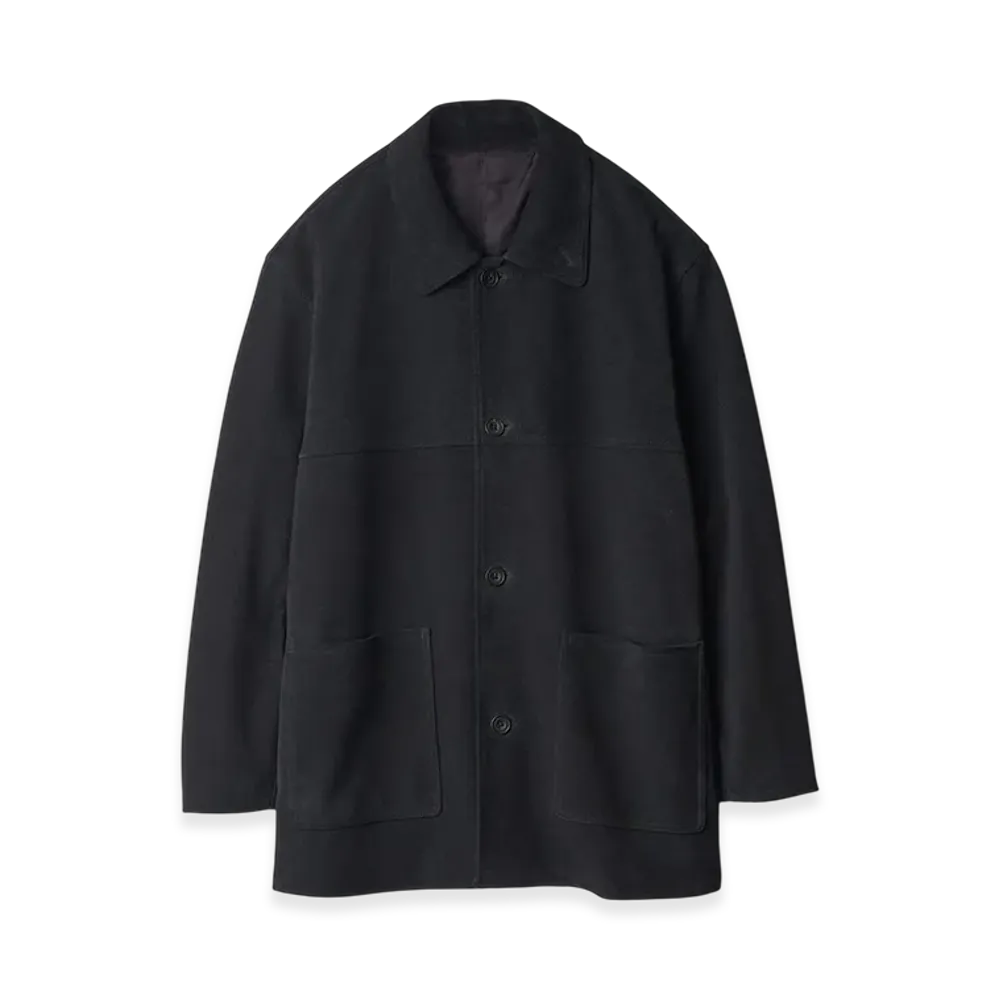 ssstein Cow Suede Car Jacket "Black"