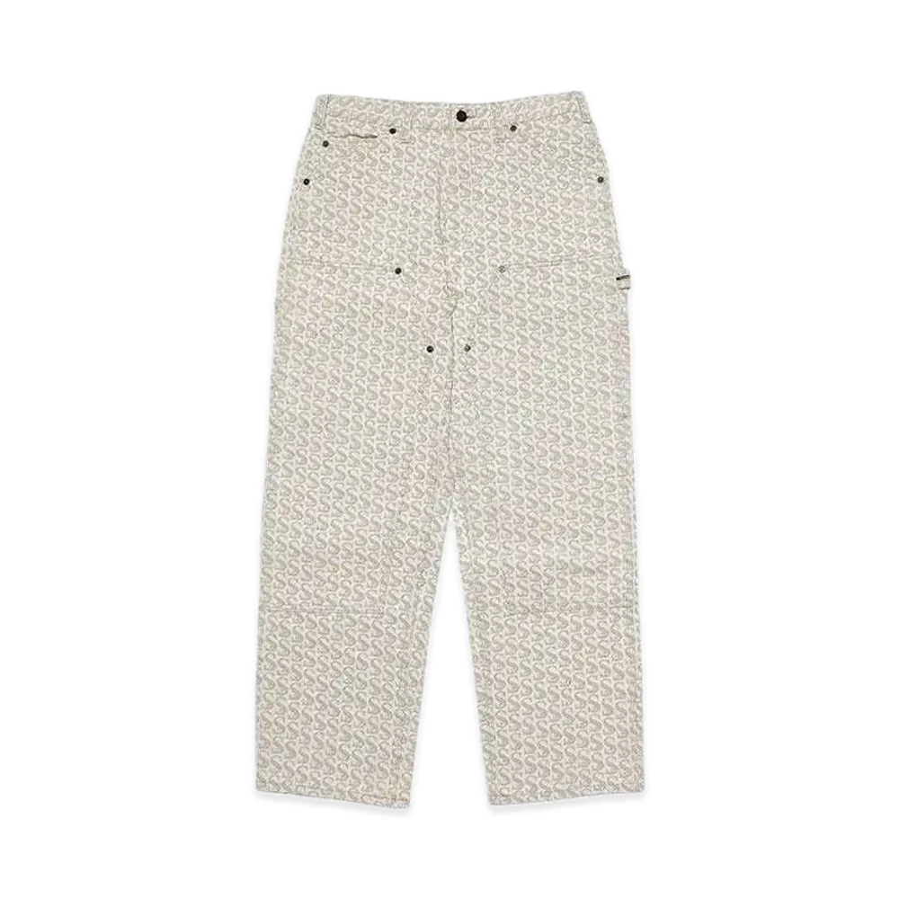 Supreme Monogram Double Knee Denim Painter Pant "Tan"