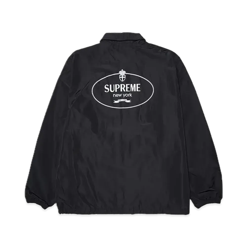 Supreme Crest Coaches Jacket "Black"