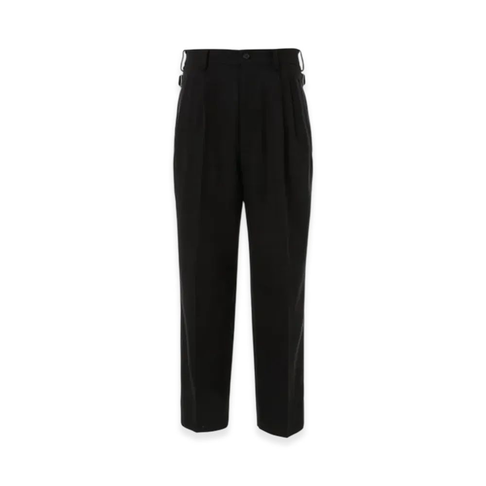 COMME des GARCONS HOMME Wool Tack Pants "Black"
