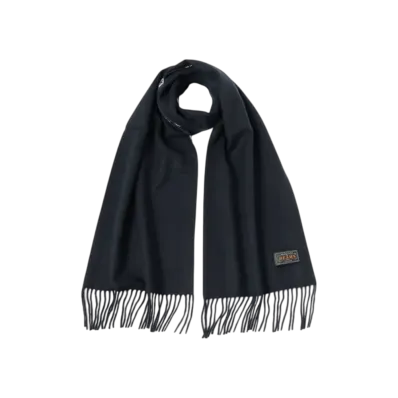 BEAMS Silk Cashmere Reversible Stole Geometric "Navy"