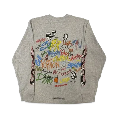 Chrome Hearts Matty Boy Brain L/S T-Shirt "Grey"
