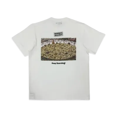 BEAMS x WHERE'S WALDO PRINT S/S Tee "White"