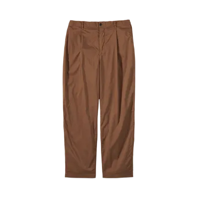 Graphpaper Garment Dyed Typewriter Oversized Slacks "Brown"