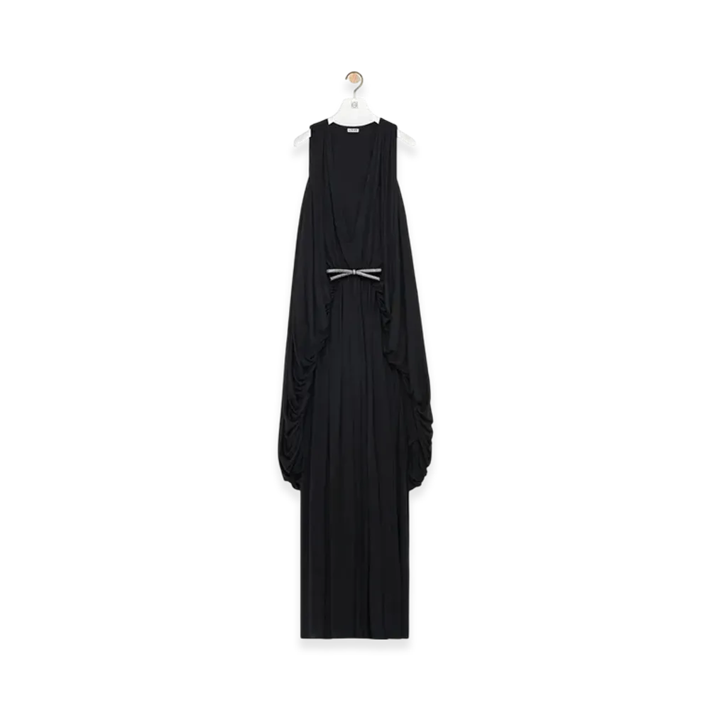 LOEWE Draped Dress "Black"