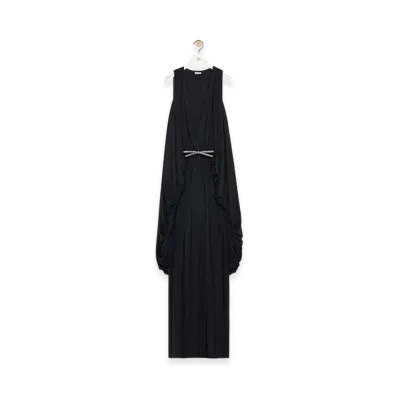 LOEWE Draped Dress "Black"
