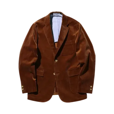 BEAMS 3B Jacket Corduroy "GoldenBrown"