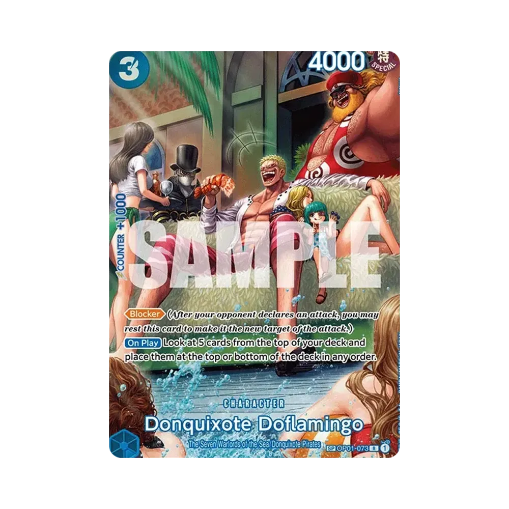 ドンキホーテ・ドフラミンゴ SR-SPC [OP01-073]【英語版】(ブースターパック「500年後の未来」)