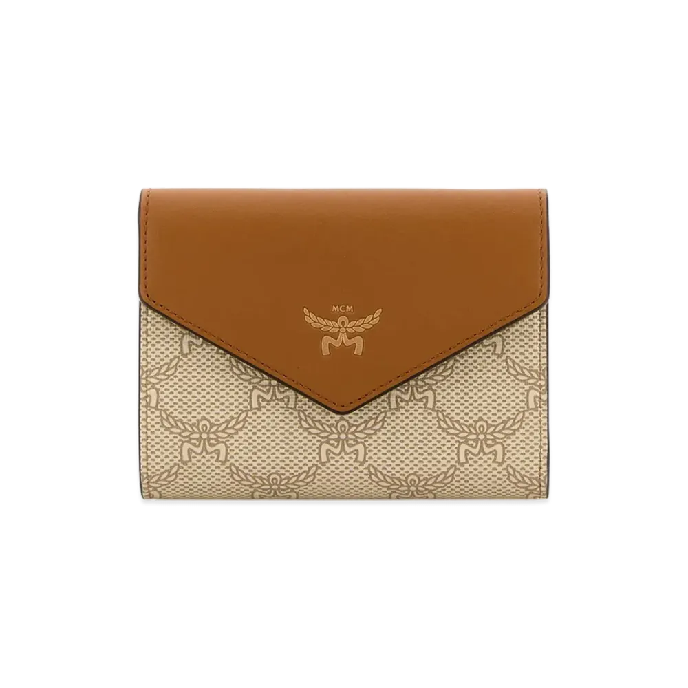 MCM Women's Canvas Wallet "Beige"
