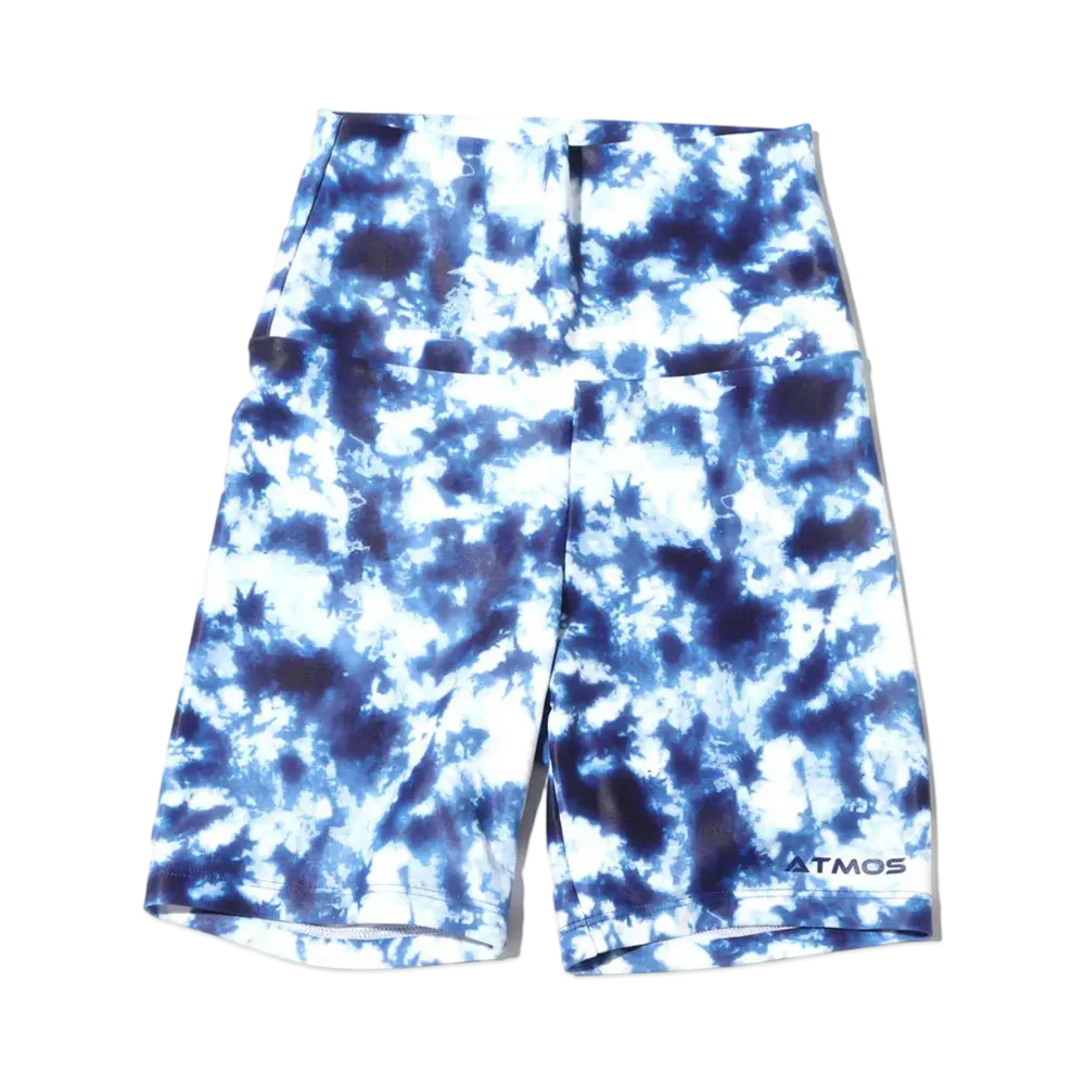 atmos pink Logo Biker Pants "Blue"