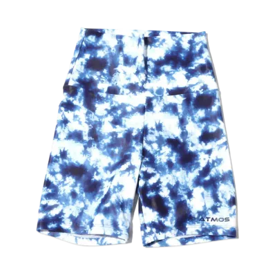 atmos pink Logo Biker Pants "Blue"