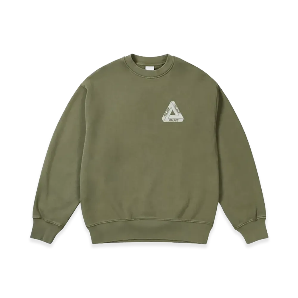 PALACE Pigment Tri Crew "The Deep Green"