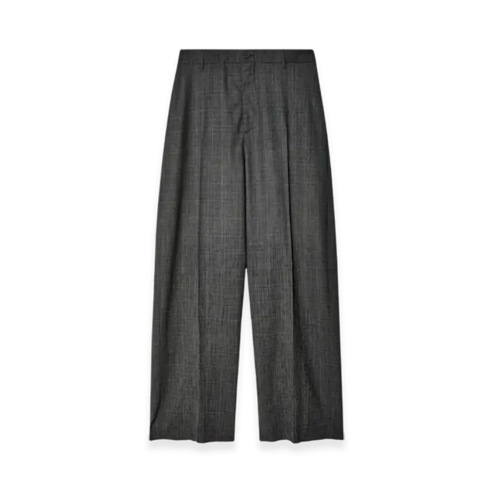 BALENCIAGA Women's Shredded Tailored Pants "Grey"