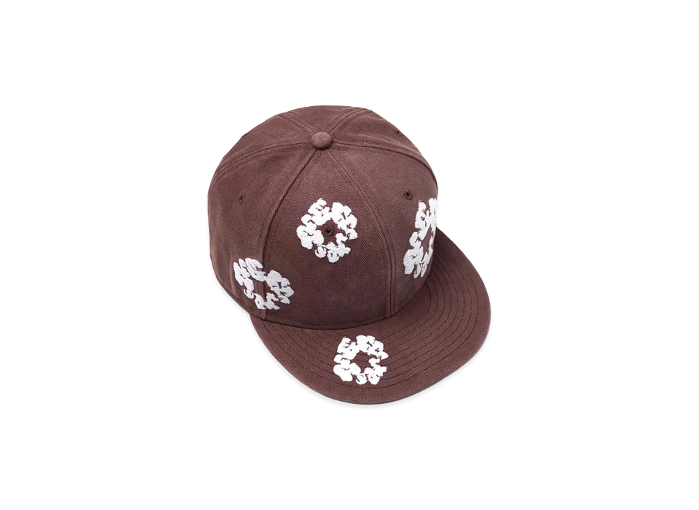 DENIM TEARS Cotton Wreath New Era 59Fifty Canvas Fitted Cap "Brown"