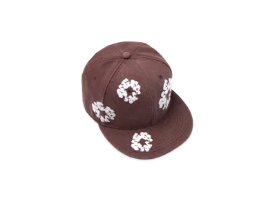 DENIM TEARS Cotton Wreath New Era 59Fifty Canvas Fitted Cap "Brown"