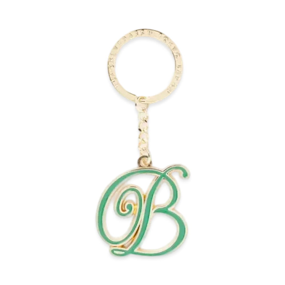 Black Eye Patch B Enblem Keychain "Gold"