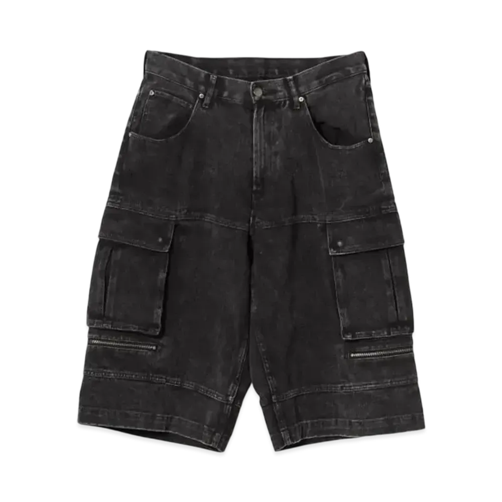 BEAMS Fade Cargo Pants "Black"