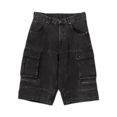 BEAMS Fade Cargo Pants "Black"