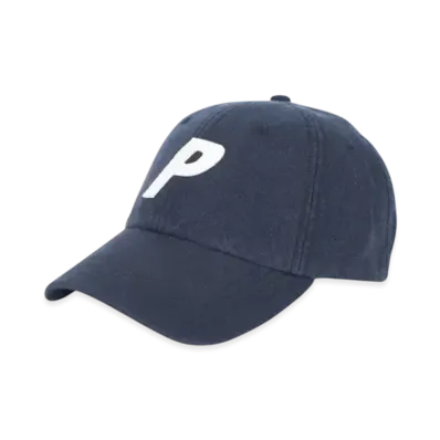 PALACE P 6-Panel Canvas "Navy Washed"