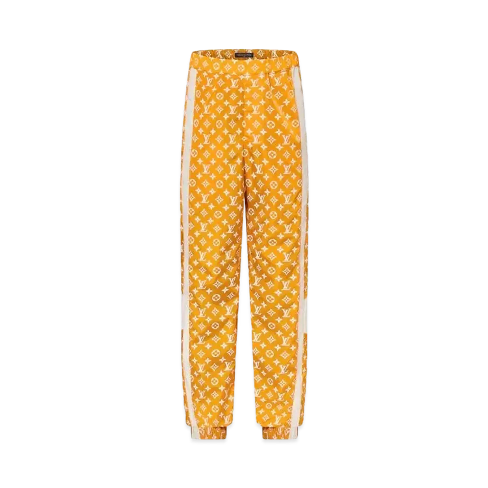 Louis Vuitton Monogram Printed Technical Track Pants "Golden Yellow"