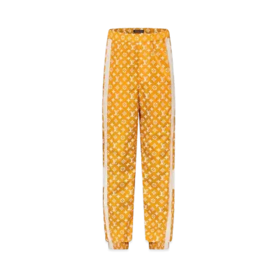 Louis Vuitton Monogram Printed Technical Track Pants "Golden Yellow"