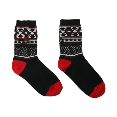S'YTE Nordic Pattern Socks "Black"