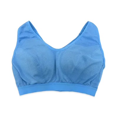 mont-bell Women's Geoline Mesh Sports Bra "Blue"