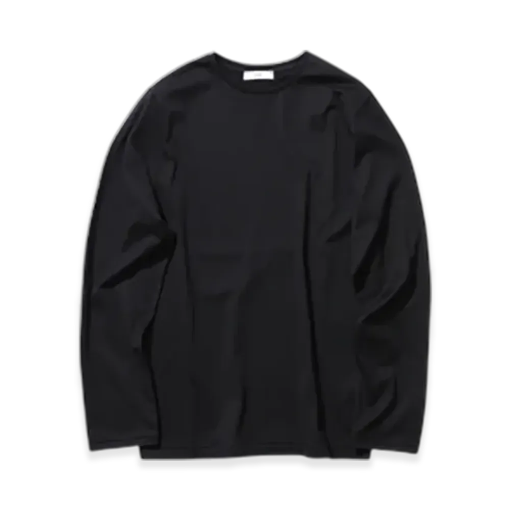 ATON Suvin 60/2 Perfect L/S T-Shirt "Black"