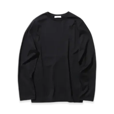 ATON Suvin 60/2 Perfect L/S T-Shirt "Black"