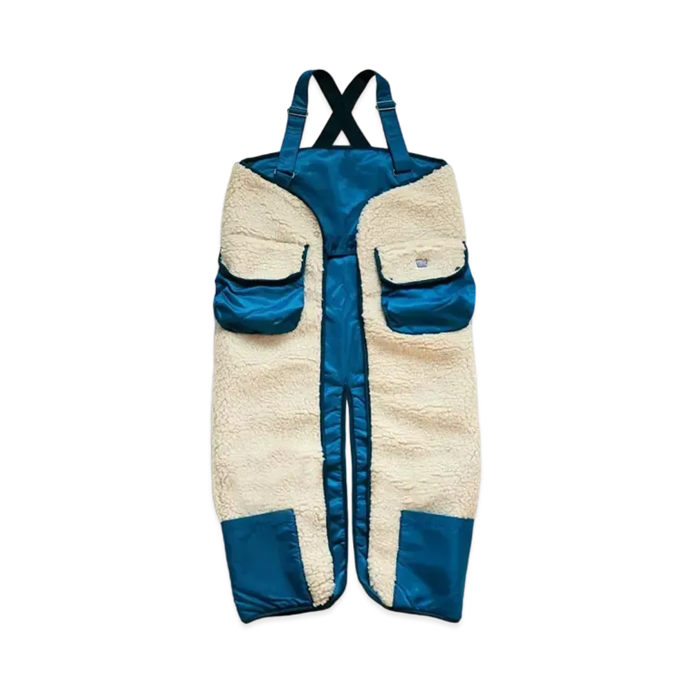 KAPITAL Boa Fleece Chaps Game Vest "Kinari"