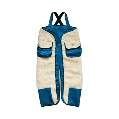 KAPITAL Boa Fleece Chaps Game Vest "Kinari"
