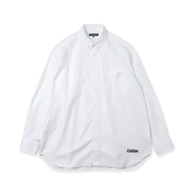 COMME des GARCONS HOMME Cotton Pinpoint Ox Shirt "White"