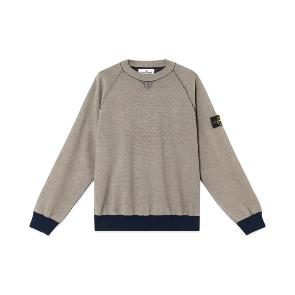 Stone Island 5100037 Soft Organic Cotton BI-Colour Stitch "Navy Blue"