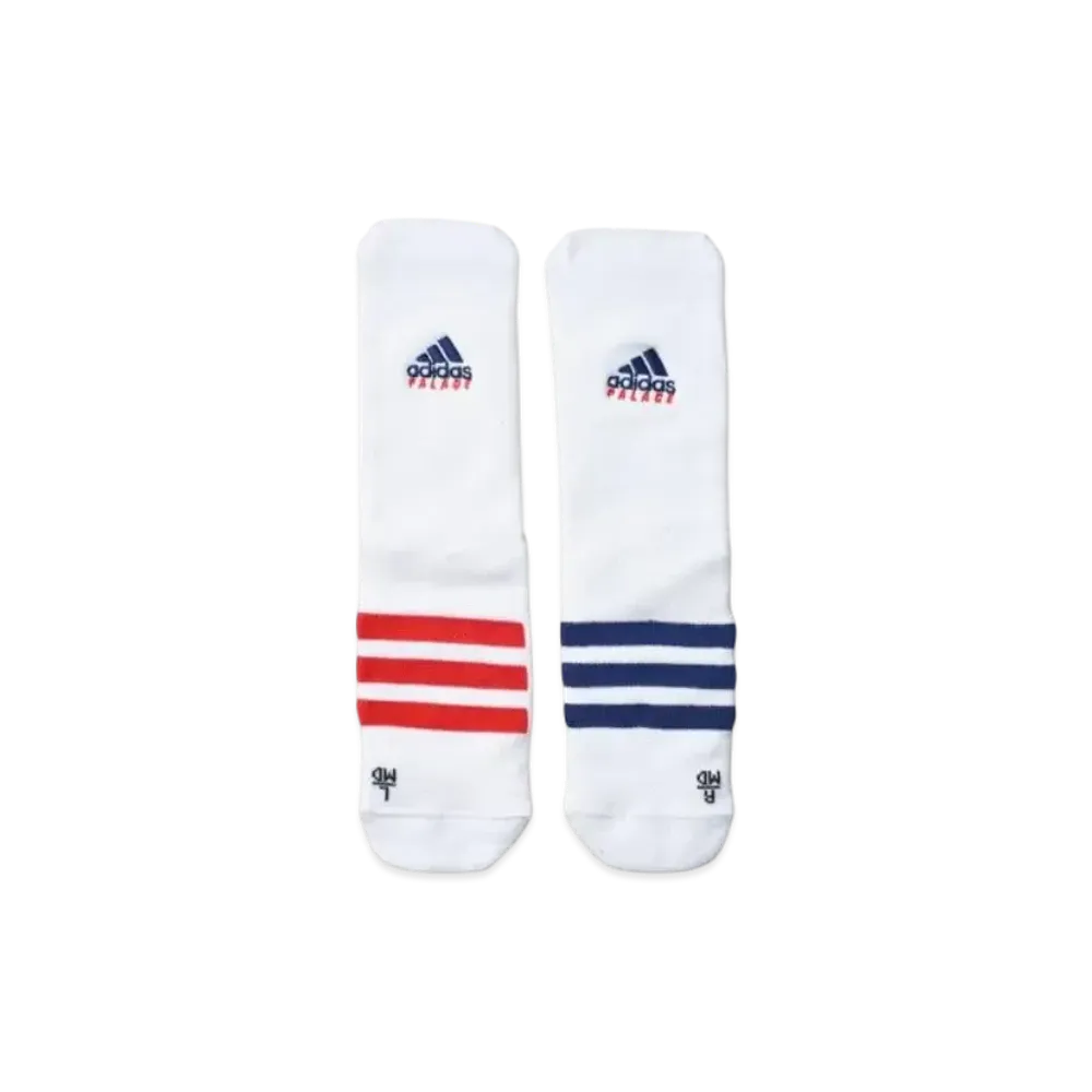PALACE x adidas On Court Sock "White Red"