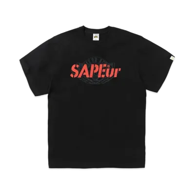 SNKRDUNK × THE NETWORK BUSINESS × SAPEur® Tee "Black/Red"