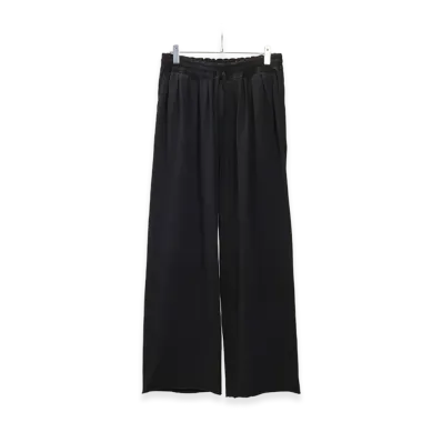 ANCELLM Drape Wide Easy Cut Slacks "Navy"