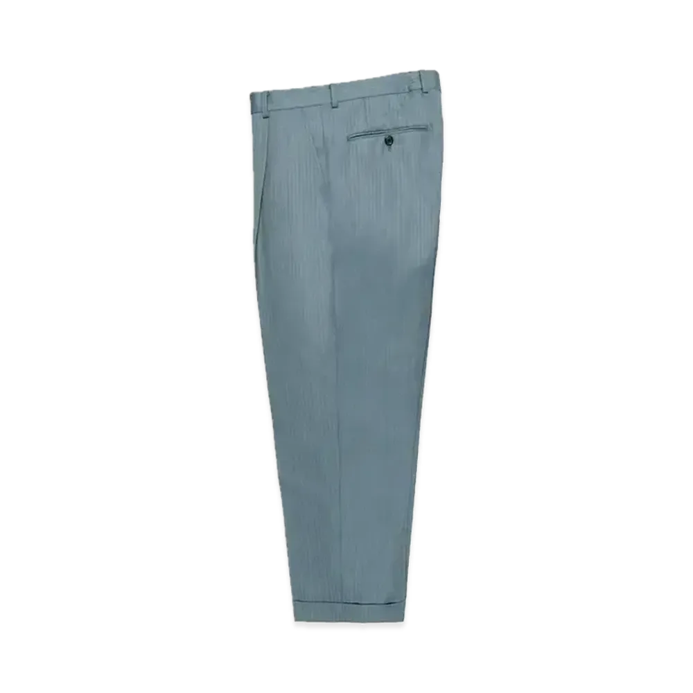 WACKO MARIA x Ermenegildo Zegna Pleated Trousers (Type-2) "Blue"