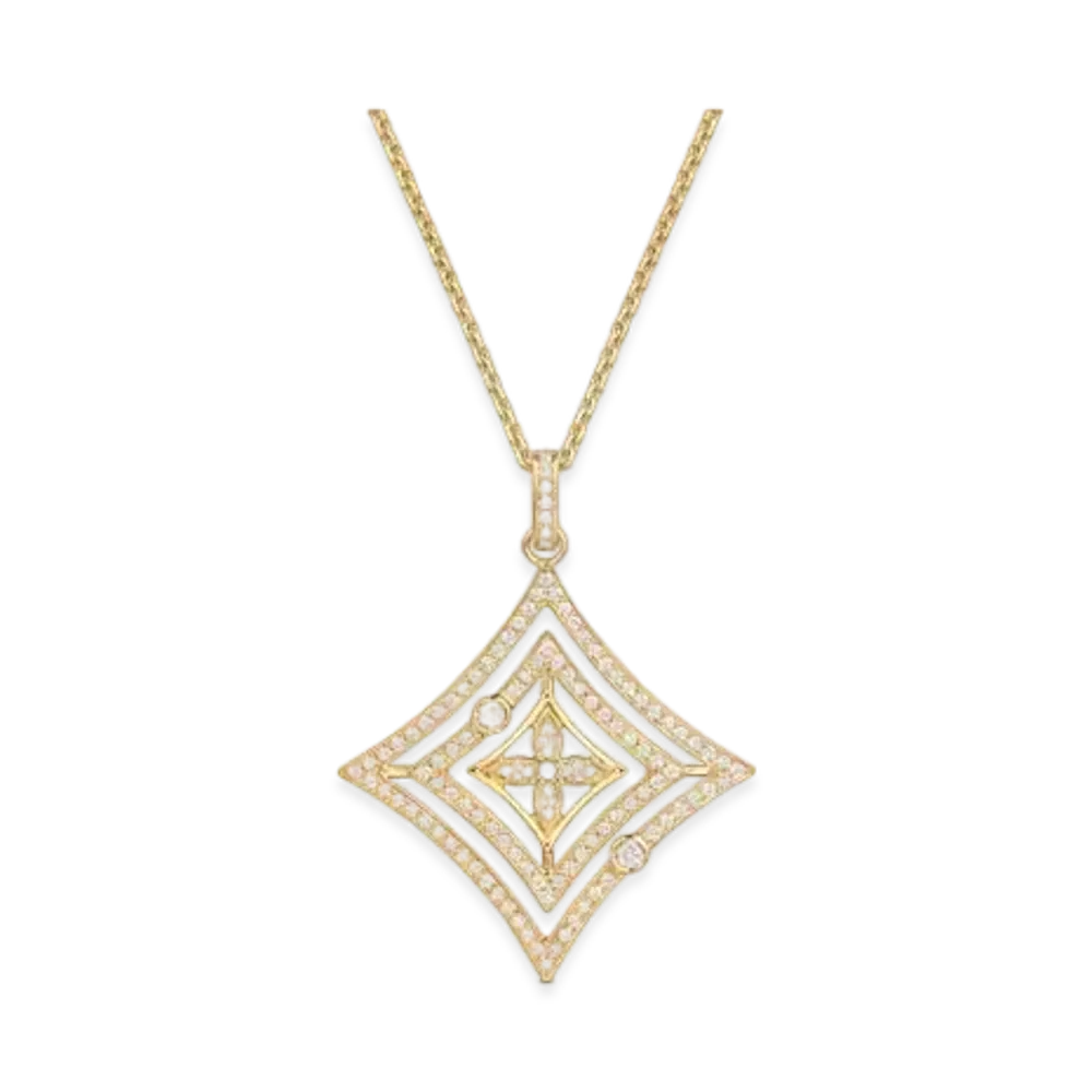 Louis Vuitton Idylle Blossom Medallion, Yellow Gold and Diamonds