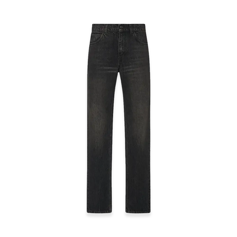 The Row Women's Carlyl Cotton Jeans "Black"