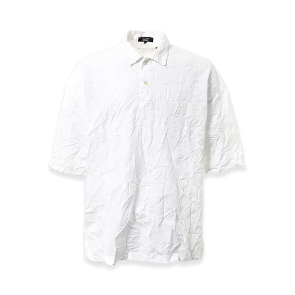 COMME des GARCONS HOMME Cotton Polyester Polo Shirts "White"