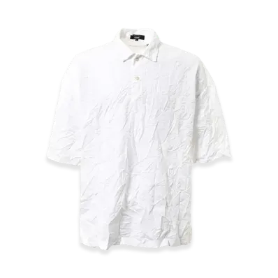 COMME des GARCONS HOMME Cotton Polyester Polo Shirts "White"