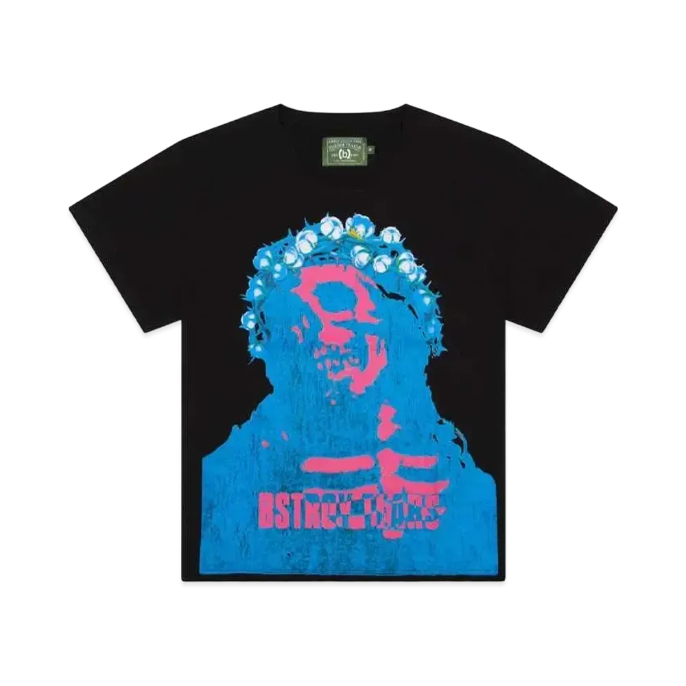 DENIM TEARS x Bstroy Tears Crown Made of Cotton Tee "Black"