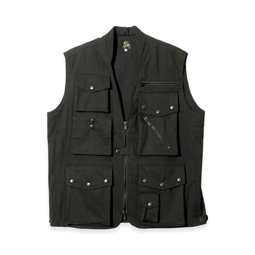 NEEDLES Field Vest C/N Oxford "Black"