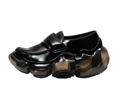 grounds MOOPIE LOAFER "Enamel Black/Black"
