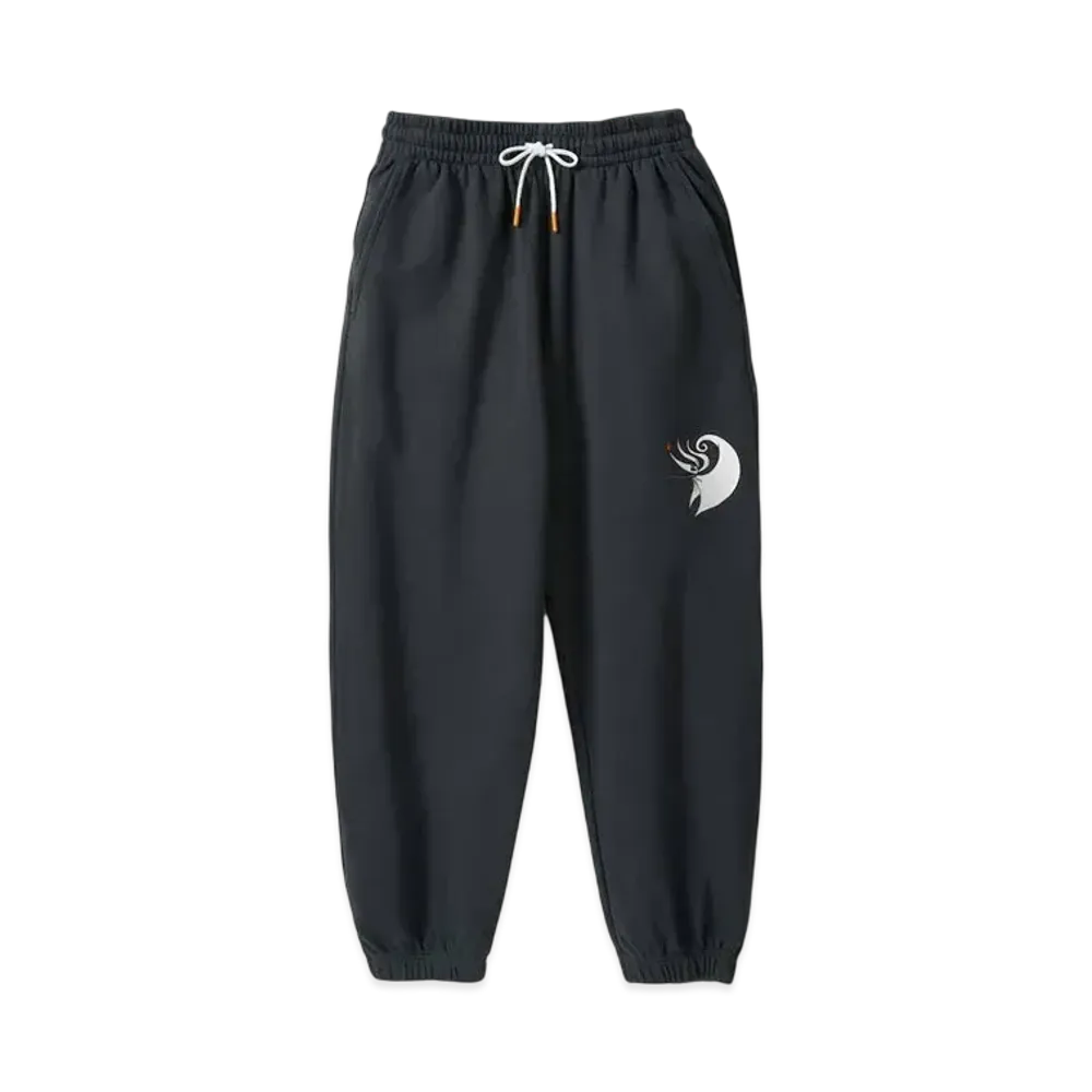 graniph x THE NIGHTMARE BEFORE CHRISTMAS Ghost Dog Zero Heavyweight Fleece Sweatpants "Sumikuro"