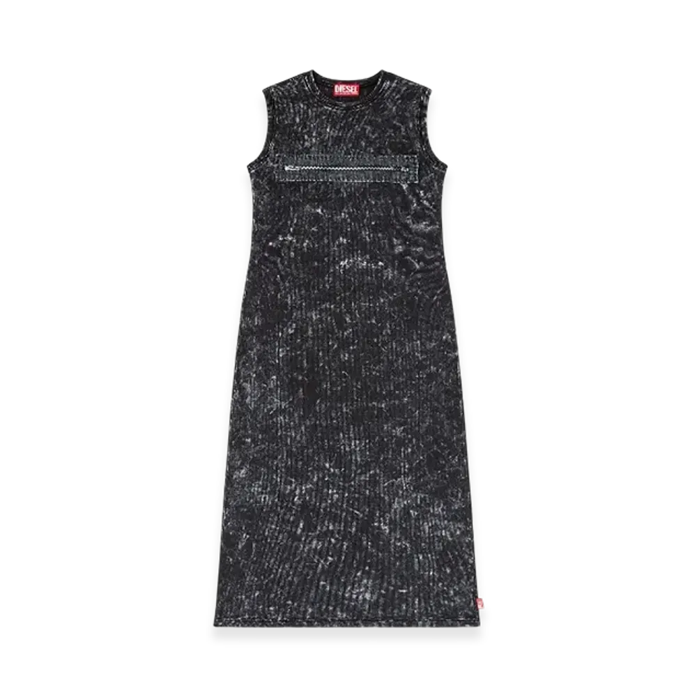 Diesel D-Pra Sleeveless Dress With Zip Detail "Black"