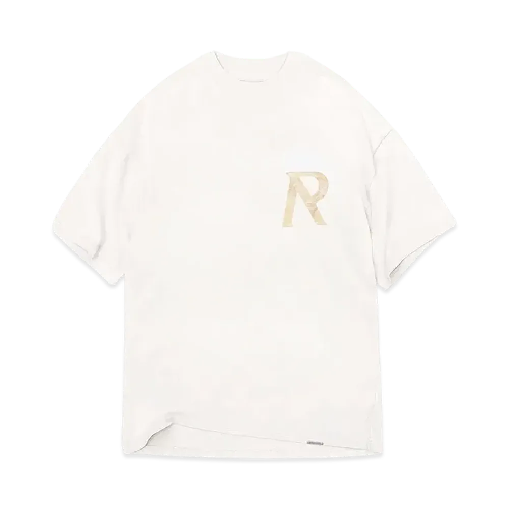 REPRESENT Masking Tape Initial T-Shirt "Flat White"