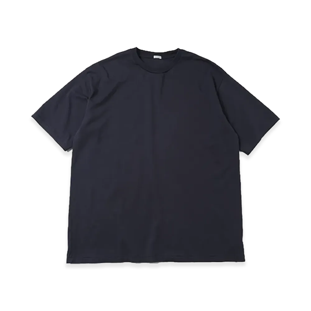 A.PRESSE Cashmere Blend S/S T-Shirt "Dark Navy"