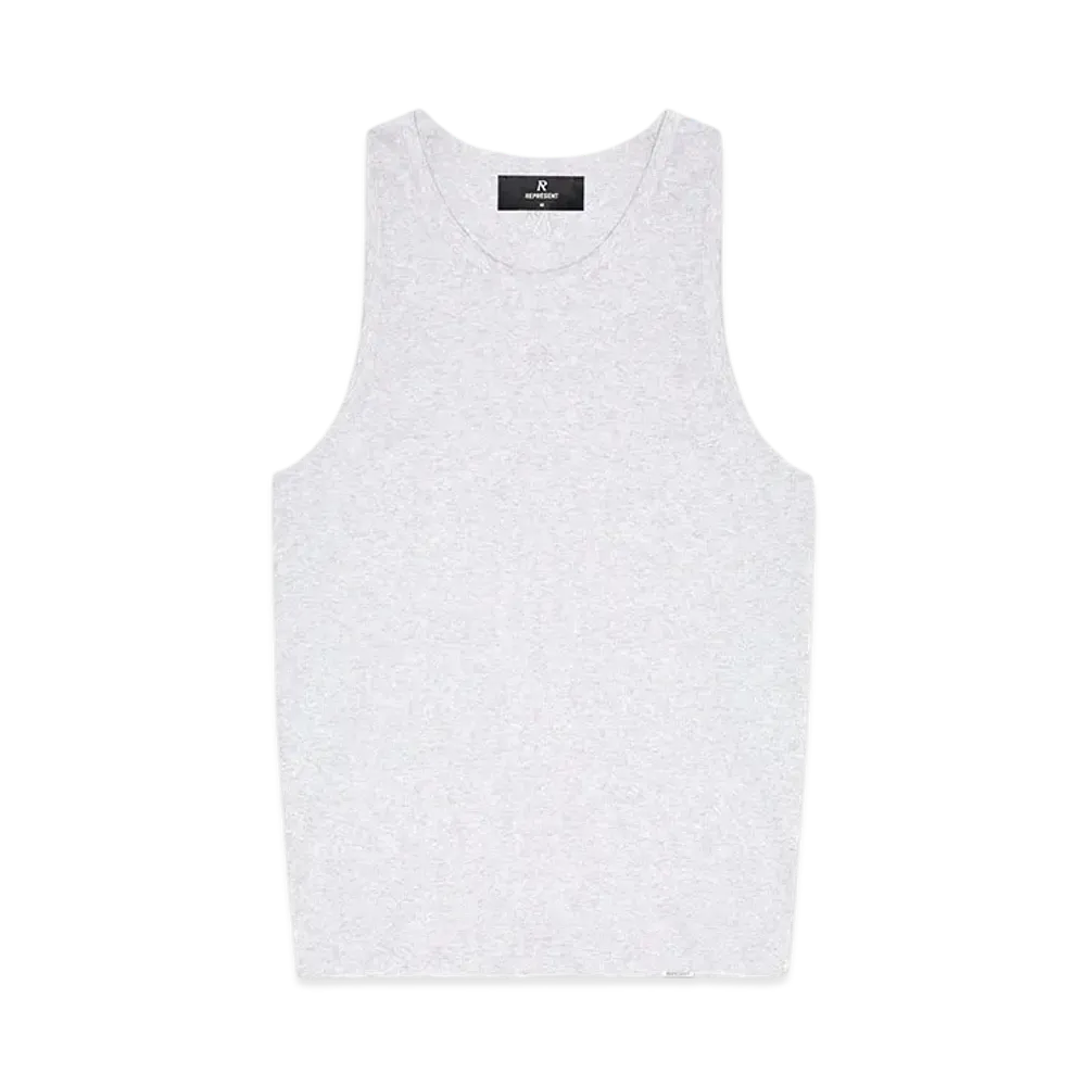 REPRESENT Initial Rib Vest "Ice Grey Marl"