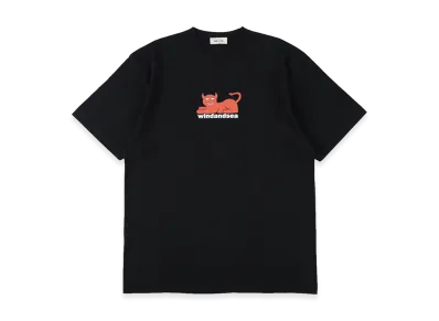 WIND AND SEA x Toy Machine Devil Cat Tee "Black"
